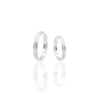 Aliança Francesa + Brinde Exclusivo: Anel Solitário, Foto Polaroide e Colar Ponto de luz