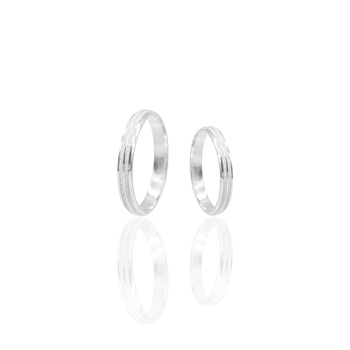 Aliança Francesa + Brinde Exclusivo: Anel Solitário, Foto Polaroide e Colar Ponto de luz