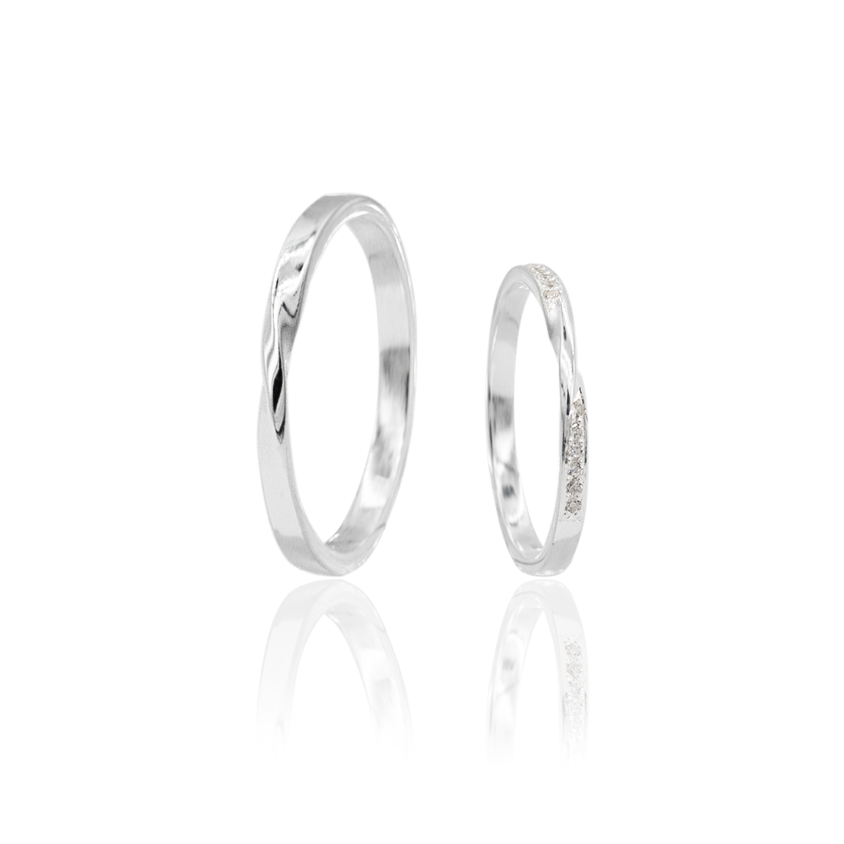 Aliança Essenza + Brinde Exclusivo: Anel Solitário, Foto Polaroide e Colar Ponto de luz