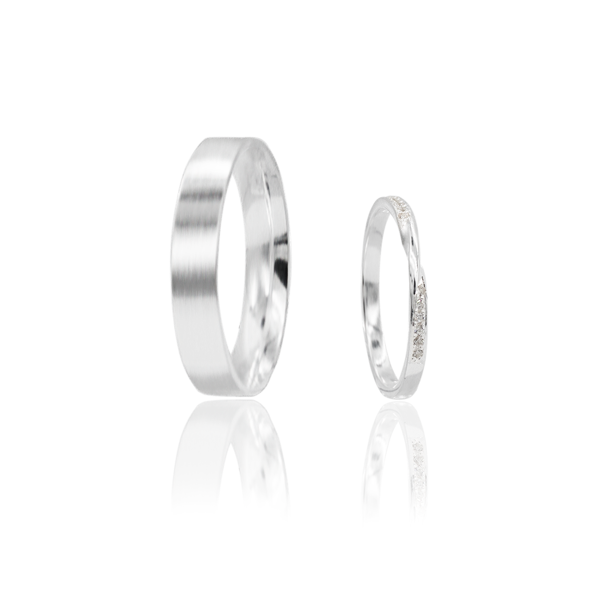 Aliança Trinity + Brinde Exclusivo: Anel Solitário, Foto Polaroide e Colar Ponto de luz